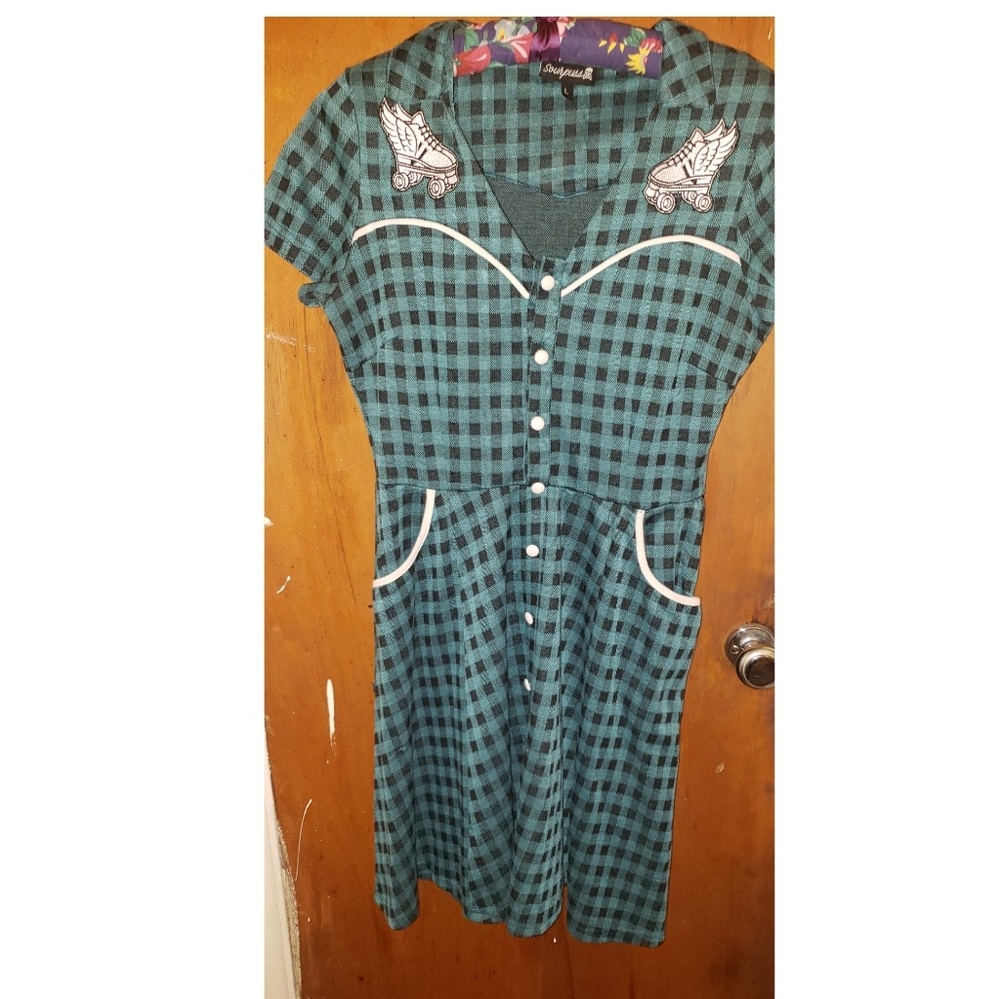 Heaven on Wheels Western Dress by Sourpuss